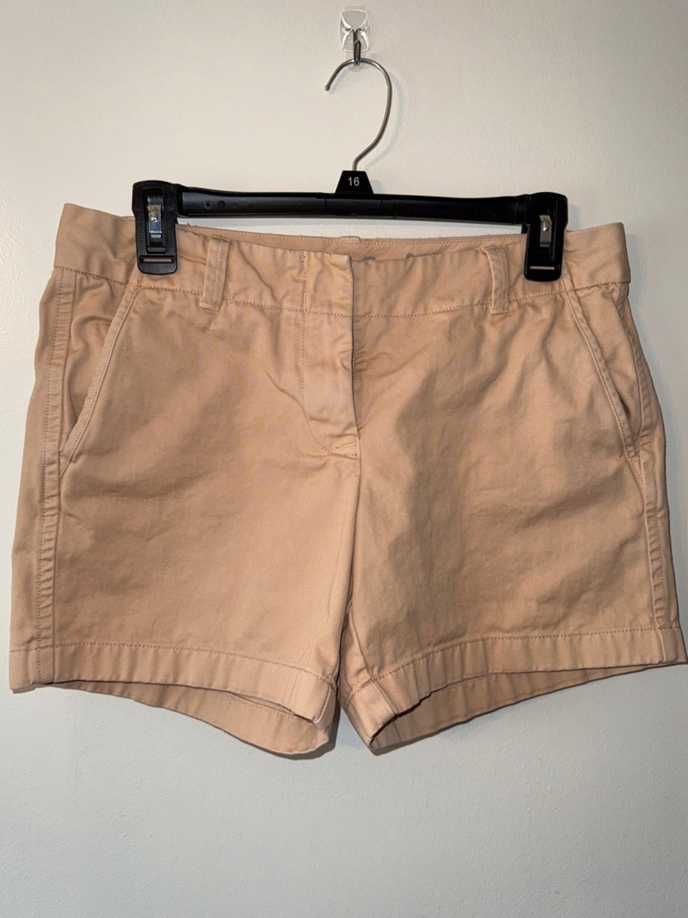 J. Crew Tan 100% Cotton Broken-in Boyfriend Shorts